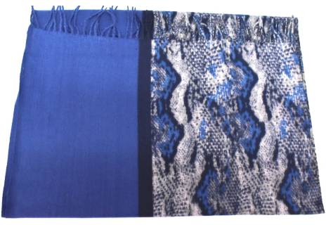 Modení dámská vzorovaná šála