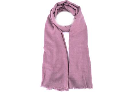 Dámská  jednobarevná  šála - tmavě růžová