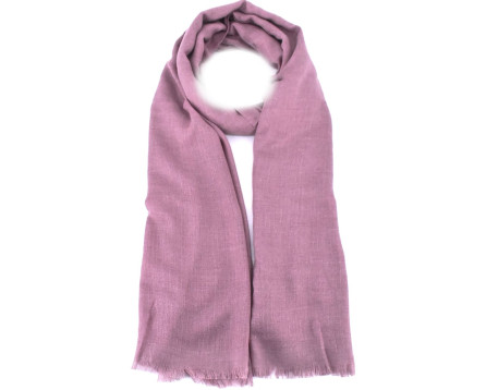 Dámská  jednobarevná  šála - tmavě růžová