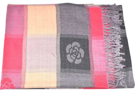 Modení dámská vzorovaná šála - červená