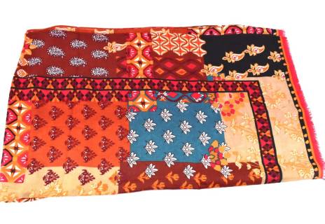 Dámský šátek - výcebarevná