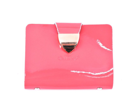 Dámská kožená  dokladovka  k uložení karet a dokladů Omely - lososová