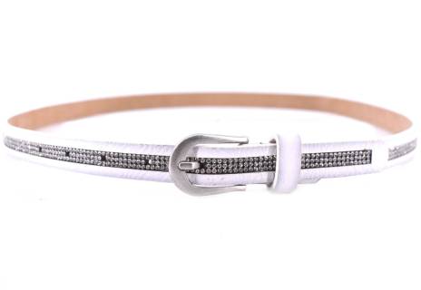 Dámský/dívčí opasek Arteddy - bílá/90