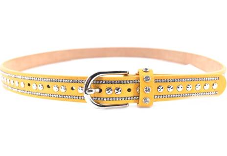 Dámský/dívčí opasek Arteddy - hořčicová/90