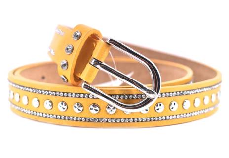 Dámský/dívčí opasek Arteddy - hořčicová/90