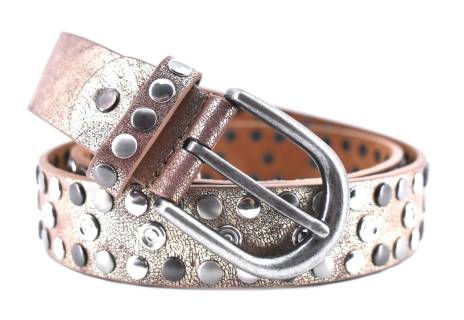 Dámský/dívčí opasek  - zlatá/90