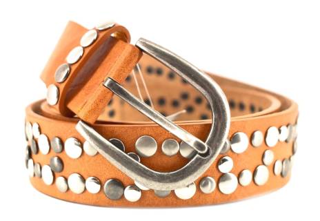 Dámský/dívčí opasek  - hořčicová/85