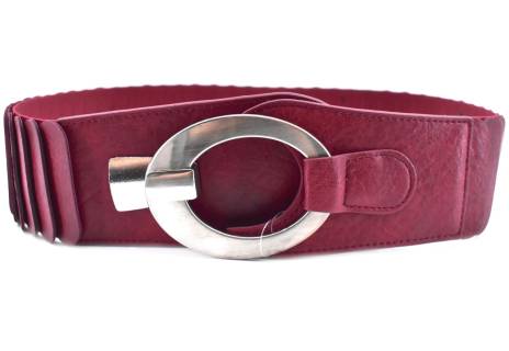 Dámský široký jednobarevný elastický opasek