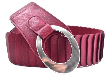 Dámský široký jednobarevný elastický opasek