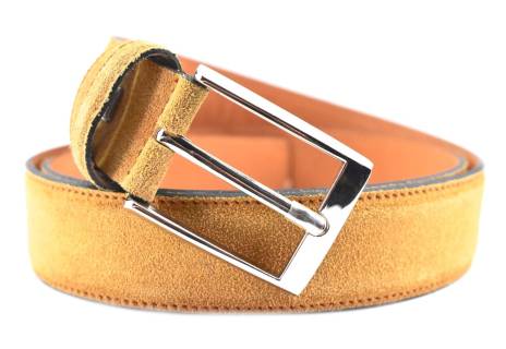 Kožený opasek  Renato Balestra- béžová/115