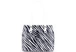 Dámská kožená kabelka s zebra vzorem Arteddy