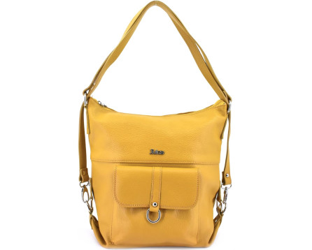 Dámská kožená kabelka a batoh v jednom Juice