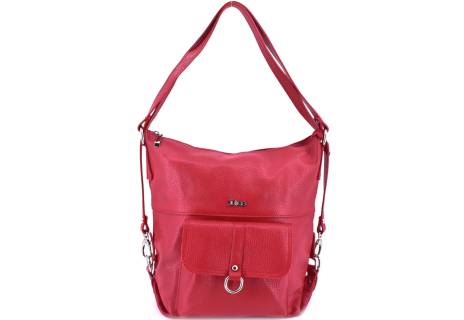 Dámská kožená kabelka a batoh v jednom Juice