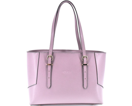 Dámská kožená kabelka Juice - růžová pudrová