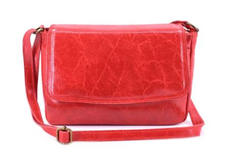 Dámská kožená kabelka s klopnou Arteddy