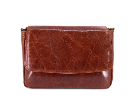 Dámská kožená kabelka s klopnou Arteddy