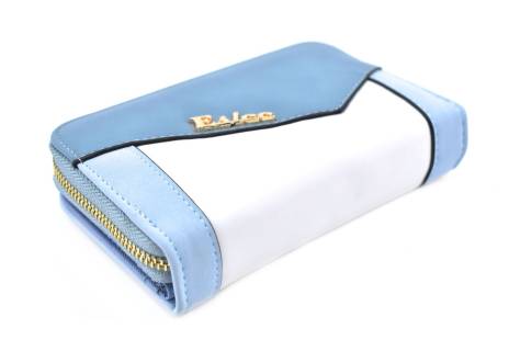 Peněženka Eslee - modrá/bílá