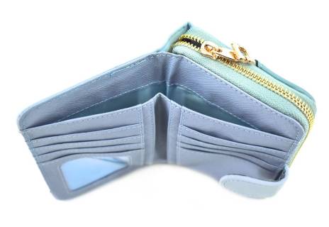 Peněženka Eslee - modrá/bílá