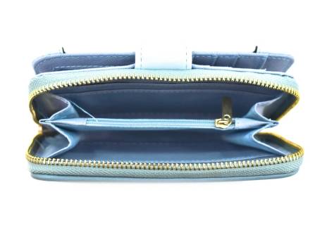 Peněženka Eslee - modrá/bílá