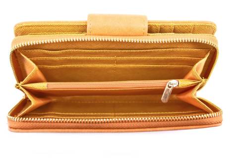 Peněženka Eslee - hořčicová