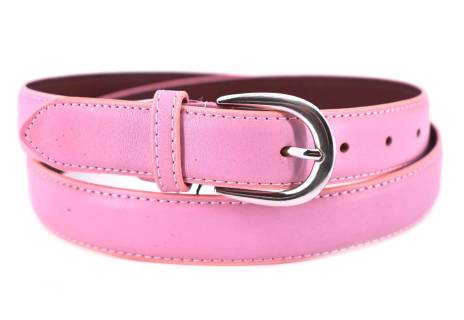 Dámský jednobarevný kožený opasek Arteddy