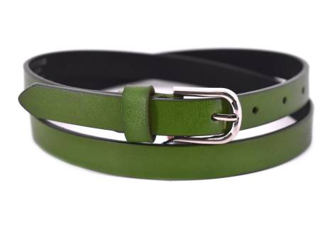 Dámský/dívčí jednobarevný kožený opasek  Arteddy