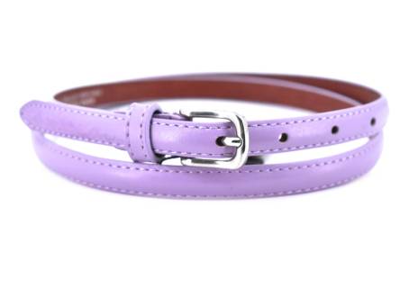 Dámský úzký jednobarevný kožený opasek Arteddy