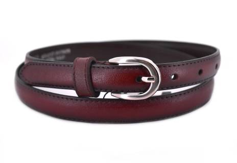 Dámský úzký kožený opasek Arteddy