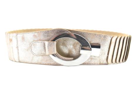 Dámský široký jednobarevný elastický opasek