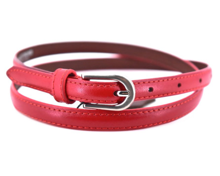 Dámský úzký kožený opasek Arteddy