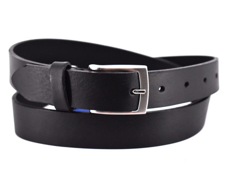Kožený opasek Arteddy - černá / 120