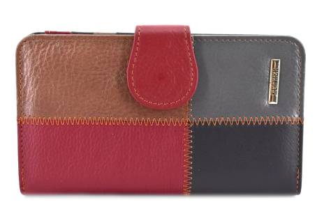 Dámská kožená peněženka z pravé kůže - vícebarevná
