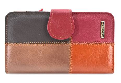 Dámská kožená peněženka z pravé kůže - vícebarevná
