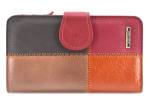 Dámská kožená peněženka z pravé kůže - vícebarevná