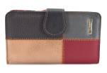 Dámská kožená peněženka z pravé kůže - vícebarevná