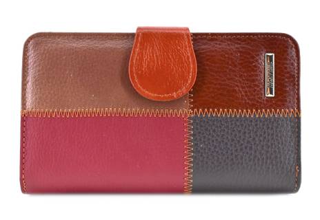 Dámská kožená peněženka z pravé kůže - vícebarevná