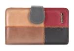 Dámská kožená peněženka z pravé kůže - vícebarevná