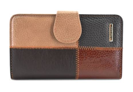 Dámská kožená peněženka z pravé kůže - vícebarevná