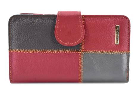 Dámská kožená peněženka z pravé kůže - vícebarevná