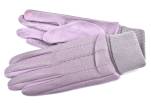 Dámské zateplené kožené rukavice Arteddy - fialová