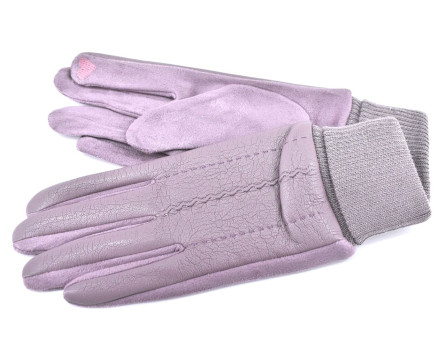 Dámské zateplené kožené rukavice Arteddy