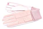 Dámské zateplené kožené rukavice Arteddy - růžová pudrová