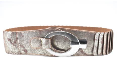 Dámský široký jednobarevný elastický opasek