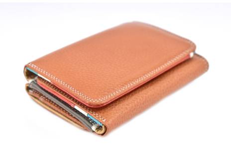 Dámská kožená peněženka Arteddy - hnědá