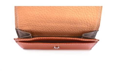 Dámská kožená peněženka Arteddy - hnědá