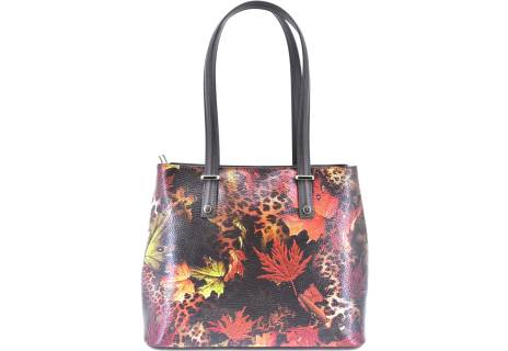 Kožená kabelka Arteddy - černá