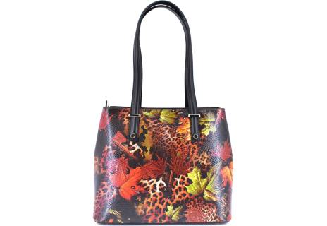 Kožená kabelka Arteddy - černá