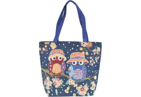 Kabelka/ taška s potiskem - sova