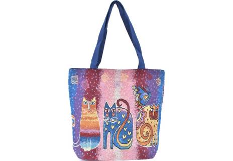 Kabelka/ taška s potiskem - kočky