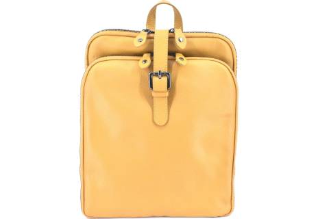 Dámský / dívčí kožený batoh a kabelka v jednom / Arteddy